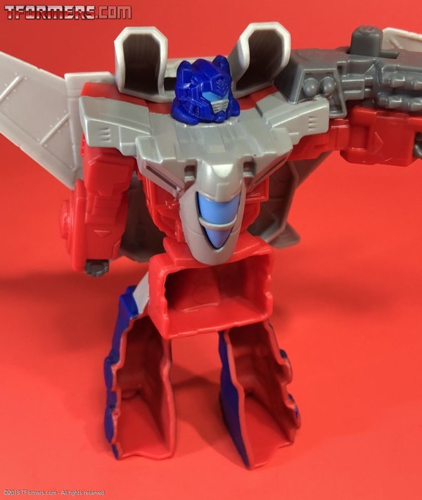 Gallery Burger King Sky Turbine Optimus Prime Cyberverse Transformers Toy  (25 of 38)